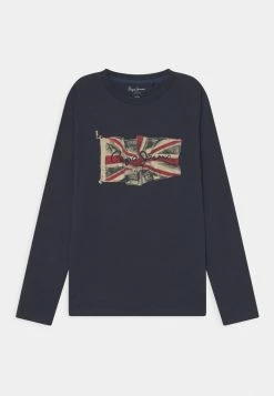 Pepe Jeans FLAG LOGO JR - T-shirt à Manches Longues - Ink