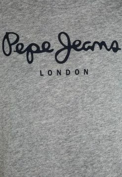 Pepe Jeans ART - T-shirt Imprimé - Grey Marl -Pepe Jeans Soldes Magasin b2070a05b54243cf9c85230a33eb5912