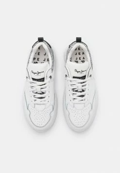 Pepe Jeans ARROW GLAM - Baskets Basses - White -Pepe Jeans Soldes Magasin b26f9094b58a41708c29ba22146fbf97