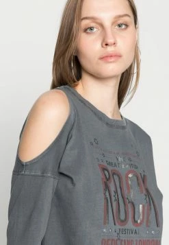 Pepe Jeans TABITHA - T-shirt à Manches Longues - Charcoal -Pepe Jeans Soldes Magasin b2dde0c0e15841f7a23405ea980fdca5