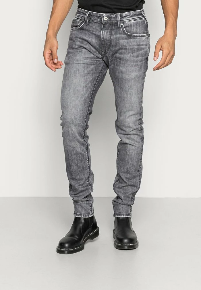 Pepe Jeans STANLEY - Jeans Fuselé - Grey Denim 1 Pepe Jeans STANLEY - Jeans Fuselé - Grey Denim