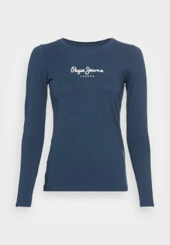 Pepe Jeans NEW VIRGINIA - T-shirt à Manches Longues - Blue -Pepe Jeans Soldes Magasin b3982c3bd5b5446784a0402b373c6edf