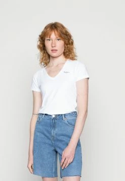 Pepe Jeans VIOLETTE - T-shirt Basique - White
