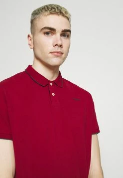 Pepe Jeans LUCAS - Polo - Currant -Pepe Jeans Soldes Magasin b60a9bcf55854729acca65c23b6c71cc
