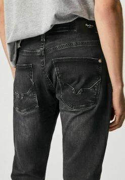 Pepe Jeans TRACK - Jean Droit - Grey Denim -Pepe Jeans Soldes Magasin b64706e23c5c4c6b90a1a924e23fd62d