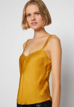 Pepe Jeans AGNES - Débardeur - Gold -Pepe Jeans Soldes Magasin b73fe8787c4d473fb1a6554d7f599560