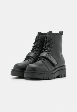 Pepe Jeans ENFIELD FLAG - Bottines à Plateau - Black -Pepe Jeans Soldes Magasin b7c3248afc0f416681c141b4cd313510