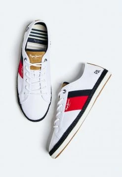 Pepe Jeans Baskets Basses - Blanco -Pepe Jeans Soldes Magasin b87388f1e41e42b286f46966b2e9280b