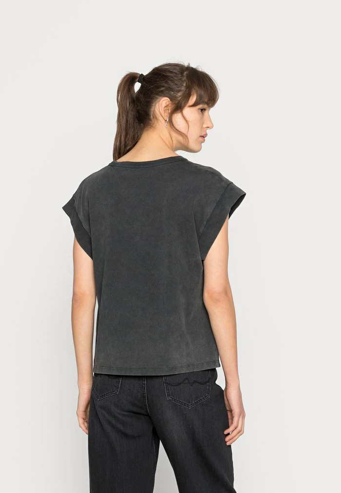 Pepe Jeans CAROLINE - T-shirt Imprimé - Washed Black 3 Pepe Jeans CAROLINE - T-shirt Imprimé - Washed Black – Image 3