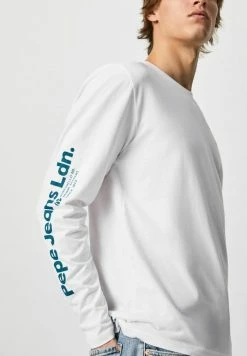 Pepe Jeans ABDIEL - T-shirt à Manches Longues - Blanco -Pepe Jeans Soldes Magasin b91cf6beb20845c487a0525740a4a2f9