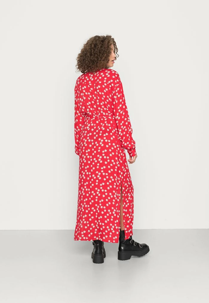 Pepe Jeans KIMBERLY - Robe Longue - Red 3 Pepe Jeans KIMBERLY - Robe Longue - Red – Image 3