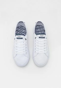 Pepe Jeans BRADY BASIC - Baskets Basses - White -Pepe Jeans Soldes Magasin ba5ce21b4bf44bb480e493a97980e8b9