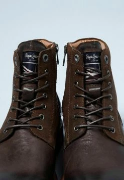 Pepe Jeans NED COMB - Bottines à Lacets - Marrón -Pepe Jeans Soldes Magasin bd3a8087d7684c3d8759388a0bdbf392