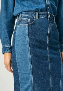 Pepe Jeans PIPERBLUES - Jupe Crayon - Bluedenim -Pepe Jeans Soldes Magasin bd68114a832342bb99b539a153e1aacc
