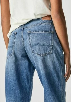 Pepe Jeans AVERY - Jean Droit - Blue Denim -Pepe Jeans Soldes Magasin bd8d8c2d603b45ea9b0edd3c8aeb97f4