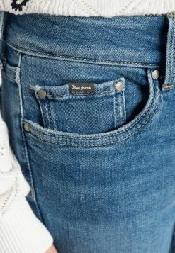 Pepe Jeans JOLIE - Jean Slim - Denim -Pepe Jeans Soldes Magasin be2462f625ad4902b26339a3ec194b7e