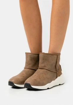 Pepe Jeans HARLOW - Bottines à Plateau - Tobacco