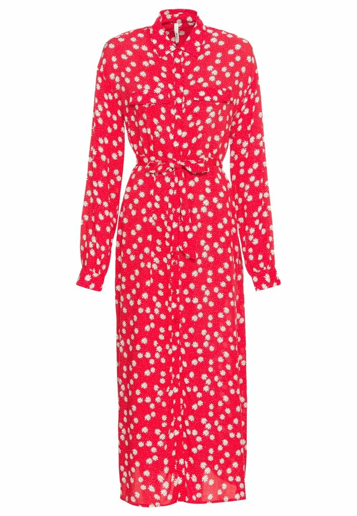 Pepe Jeans KIMBERLY - Robe Longue - Red 4 Pepe Jeans KIMBERLY - Robe Longue - Red – Image 4