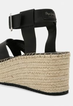 Pepe Jeans WITNEY ELLA - Sandales à Plateforme - Black -Pepe Jeans Soldes Magasin bee74c04d4fa42f290a5ac5d4698d601