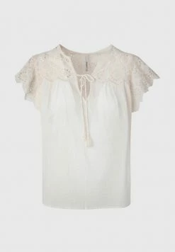 Pepe Jeans Blouse - Blanco Off -Pepe Jeans Soldes Magasin c10cf07897f94e82b3e05039f891016c