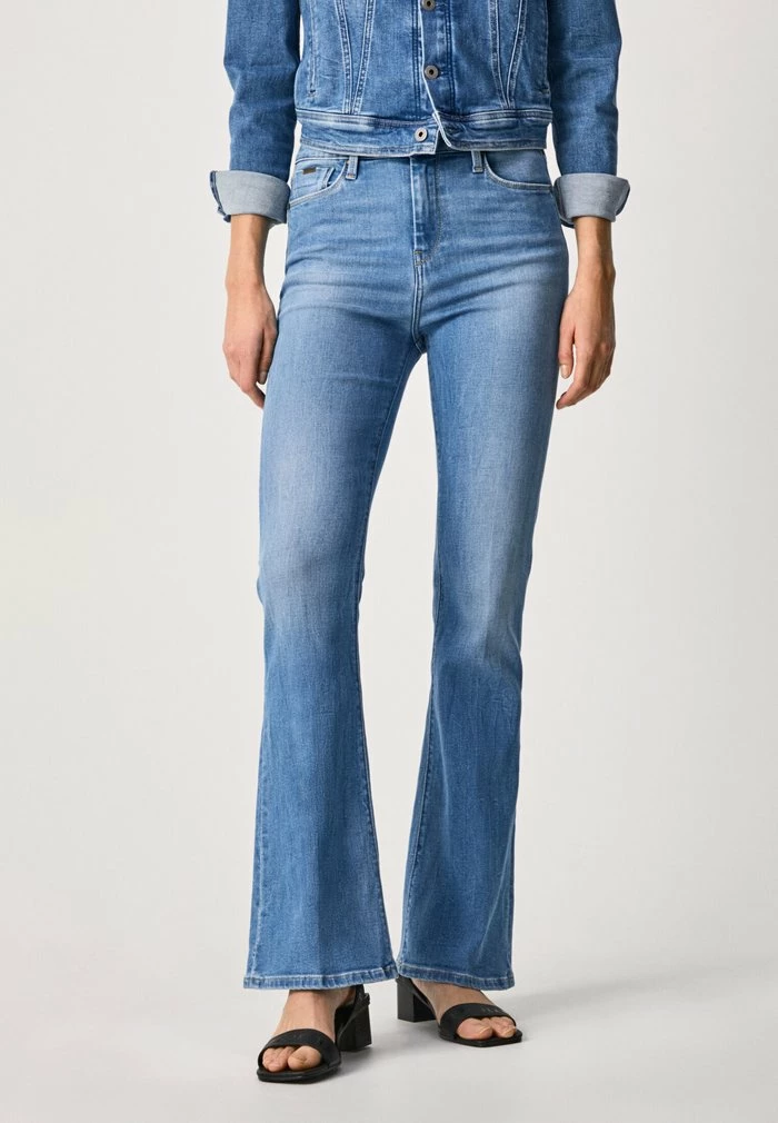 Pepe Jeans DION FLARE - Jean Boyfriend - Denim 1 Pepe Jeans DION FLARE - Jean Boyfriend - Denim