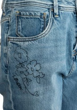 Pepe Jeans MOM CARROT VIOLET - Jean Slim - Blau -Pepe Jeans Soldes Magasin c25a57a6b1ee450180fdc36e362b457a