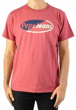 Pepe Jeans KYLE - T-shirt Imprimé - Garnet