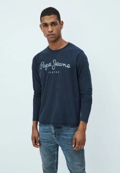Pepe Jeans T-shirt à Manches Longues - Indigo Blau
