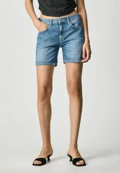 Pepe Jeans MABLE SHORT - Short En Jean - Blue Denim -Pepe Jeans Soldes Magasin c60907f1215243b6a32fa50e637fc574