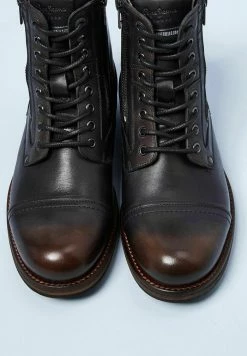 Pepe Jeans MELTING HIGH DISTRESSED - Bottines à Lacets - Factory Black -Pepe Jeans Soldes Magasin c609bcb9870b436aba5b1a0780e8d478