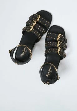Pepe Jeans IRMA STUDS - Sandales - Black -Pepe Jeans Soldes Magasin c6478738617e45dbb5ba03b64ef5c29f