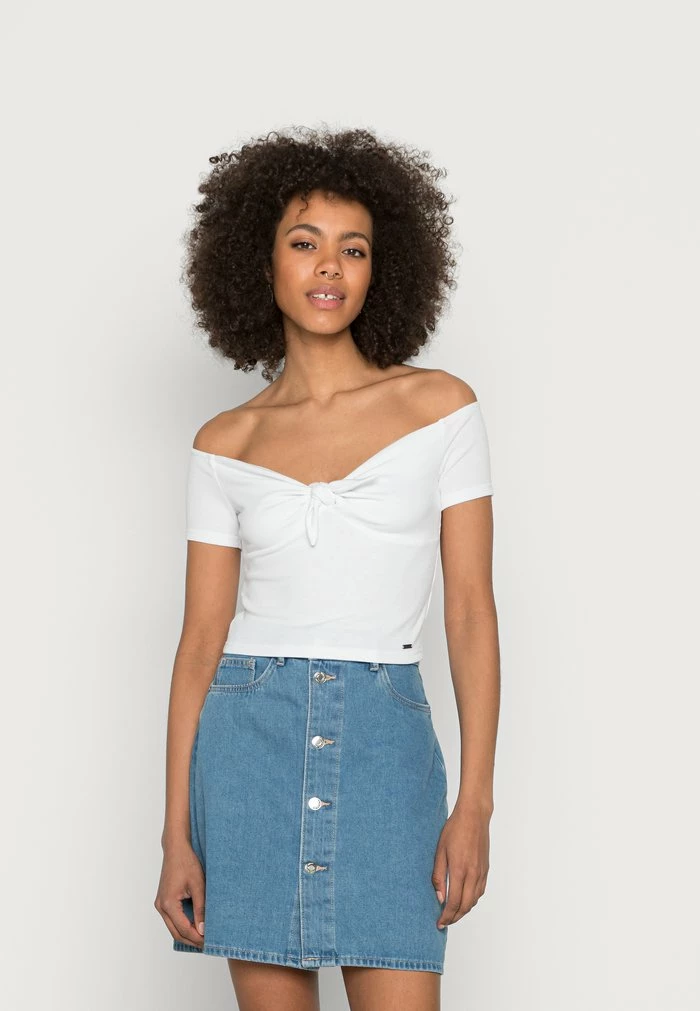 Pepe Jeans BETH - T-shirt Basique - White 1 Pepe Jeans BETH - T-shirt Basique - White