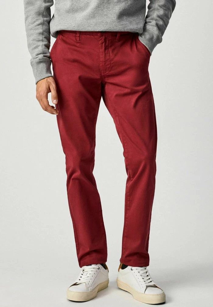 Pepe Jeans CHARLY - Pantalon Classique - Red 1 Pepe Jeans CHARLY - Pantalon Classique - Red