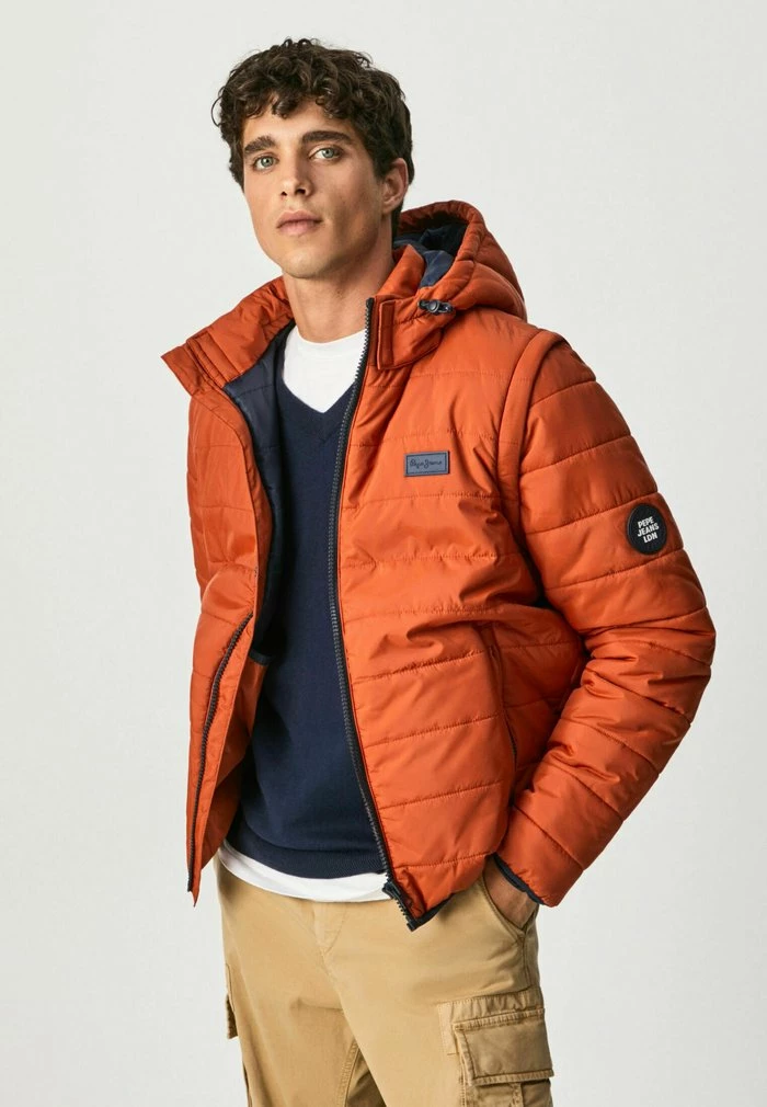Pepe Jeans HIRAM - Veste D'hiver - Orange 1 Pepe Jeans HIRAM - Veste D'hiver - Orange