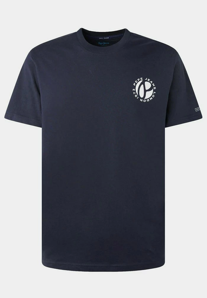 Pepe Jeans ALEJO - T-shirt Imprimé - Airforce Blau 5 Pepe Jeans ALEJO - T-shirt Imprimé - Airforce Blau – Image 5