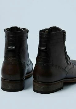 Pepe Jeans MELTING HIGH DISTRESSED - Bottines à Lacets - Factory Black -Pepe Jeans Soldes Magasin c939435d2403439e9cf14c0e9a5d3cac