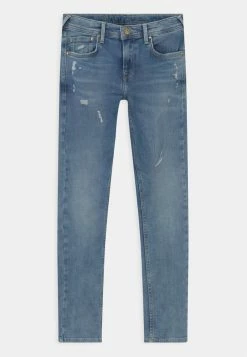Pepe Jeans FINLY DESTROY - Jeans Skinny - Light-blue Denim