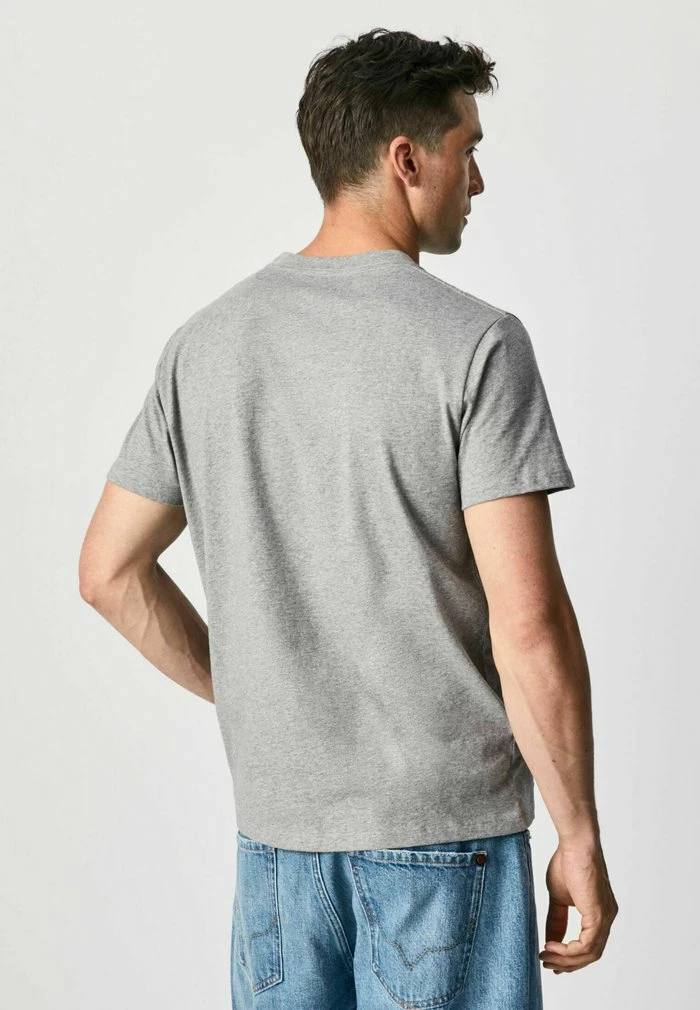 Pepe Jeans WELLS - T-shirt Imprimé - Gris Marl 3 Pepe Jeans WELLS - T-shirt Imprimé - Gris Marl – Image 3