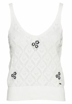 Pepe Jeans PEGGY - Débardeur - Off White -Pepe Jeans Soldes Magasin cabc00cb9b5943cab383be127f787d79