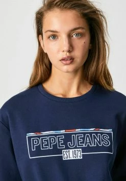 Pepe Jeans Sweatshirt - Dark Blue -Pepe Jeans Soldes Magasin cb13f596f1c44b4c99ca13c12860b2fd
