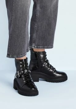 Pepe Jeans ROCK COCO - Bottines à Lacets - Black
