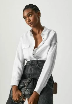 Pepe Jeans LENORA - Chemisier - White -Pepe Jeans Soldes Magasin cc80822640aa49c482f00b42ad5db44e