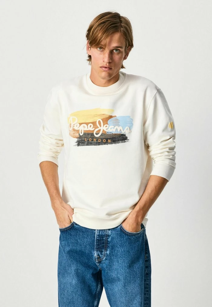 Pepe Jeans DAWSON - Sweatshirt - Natural 1 Pepe Jeans DAWSON - Sweatshirt - Natural