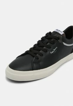 Pepe Jeans KENTON CLASS - Baskets Basses - Black -Pepe Jeans Soldes Magasin cdae52cfb40844a5a5ded68b40284ae8