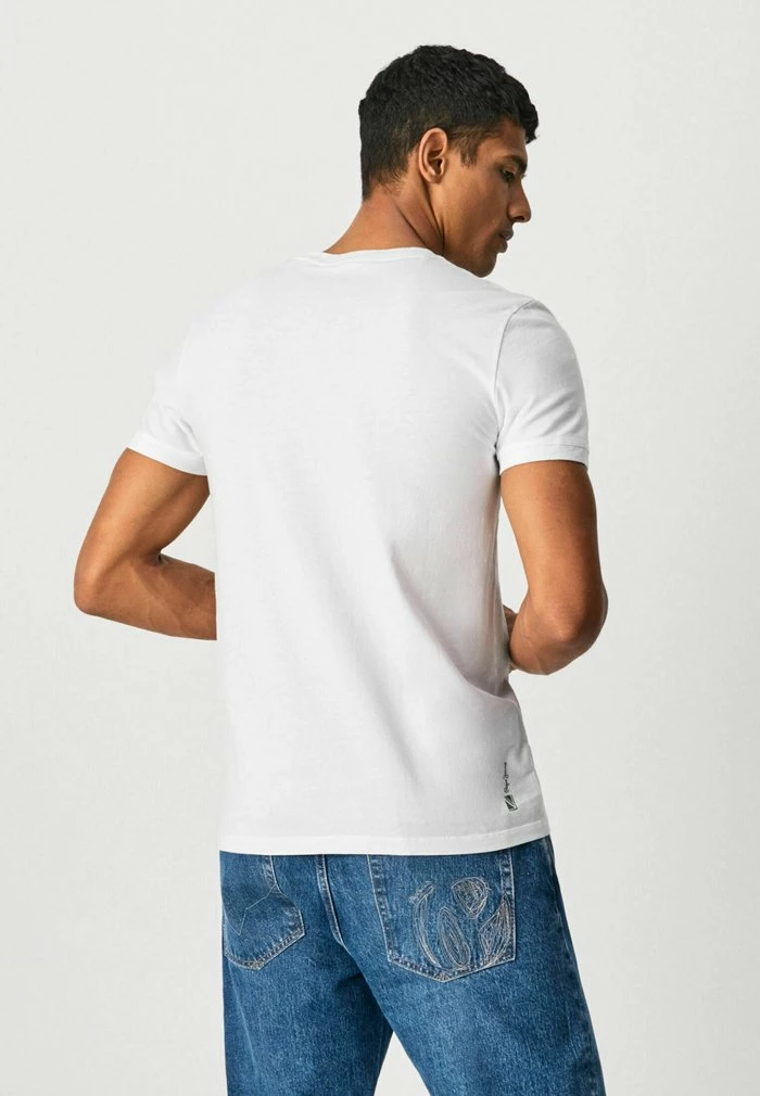 Pepe Jeans AKEEM - T-shirt Imprimé - White 3 Pepe Jeans AKEEM - T-shirt Imprimé - White – Image 3