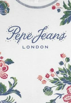 Pepe Jeans HALICA - T-shirt Imprimé - White -Pepe Jeans Soldes Magasin ceca03ab2407461698635035cfd1926c