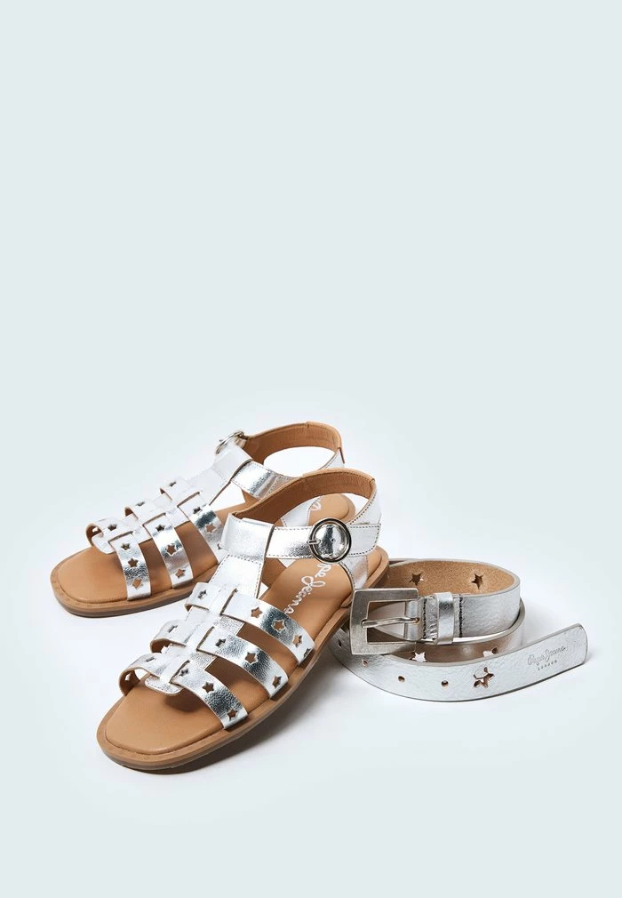 Pepe Jeans IRMA STARS - Sandales - Plata 7 Pepe Jeans IRMA STARS - Sandales - Plata – Image 7