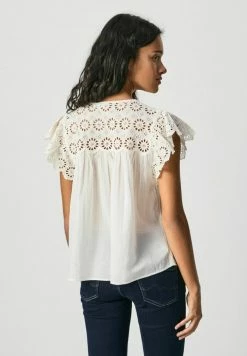 Pepe Jeans Blouse - Blanco Off -Pepe Jeans Soldes Magasin d14aebb282b241448eb532fcbc7f5900