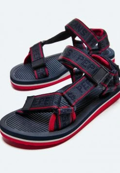 Pepe Jeans POOL TAPE - Sandales - Azul Marino -Pepe Jeans Soldes Magasin d22fd1ef39c4411e9701e9af9a52eda8