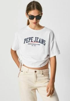 Pepe Jeans CARA - T-shirt Imprimé - Blanco